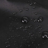 420D wasserdichte Halbgarage – UV-Schutz, staubdichtes silbernes/schwarzes Oberteil für Mazda MX-5