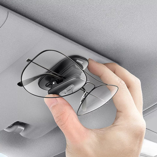 Clip universal para visera de coche para gafas de sol y tarjetas