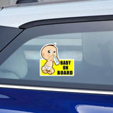 Reflective Baby On Board Safety Sticker for Cars