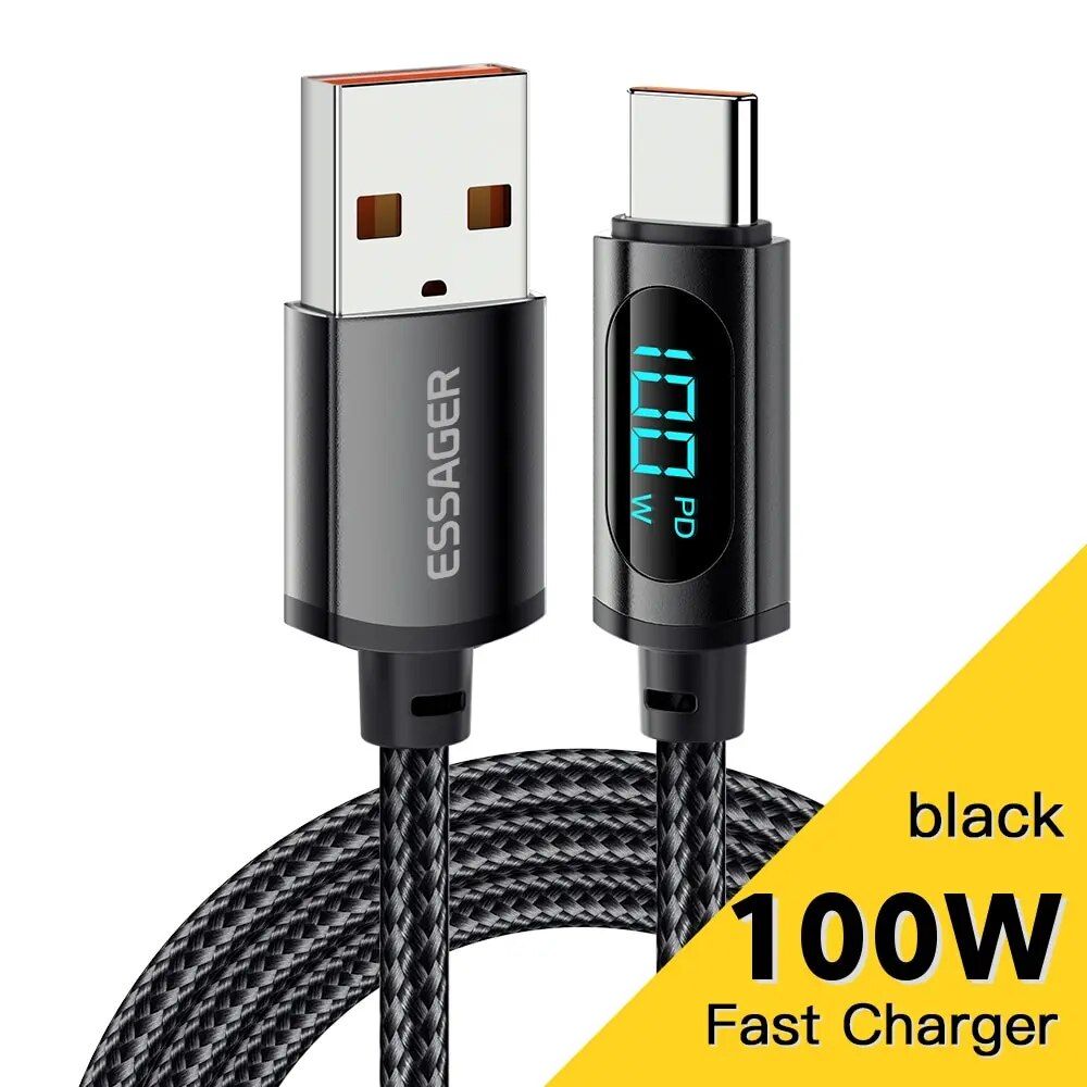 High-Speed ​​USB-C Schnellladekabel mit LED-Anzeige