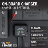 1-Bank 10A Smart Marine Batterieladegerät