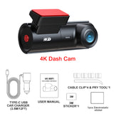 4K Ultra HD Dashcam mit Nachtsicht und GPS