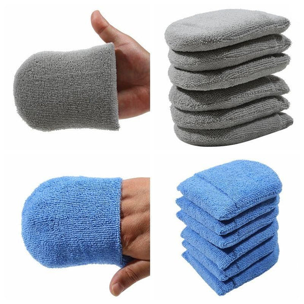 Mikrofaser-Applikatorhandschuhe für Autowachs: Premium-Polier- und Reinigungspads