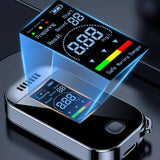 Portable Digital Alcohol Tester with LCD Display – USB Rechargeable Breathalyzer