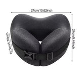 Adjustable Memory Foam U-Shaped Travel Neck Pillow