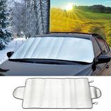 Universelle Auto-Windschutzscheiben-Abdeckung – Sonnenschutz und Eisschutz, wetterfest, 150 x 70 cm
