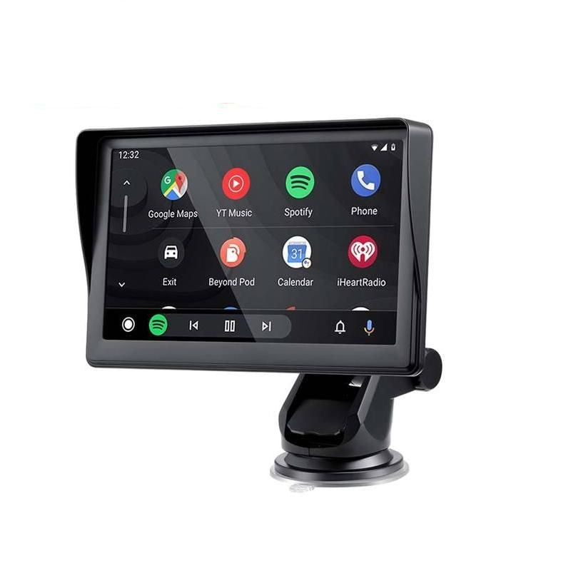 Universeller 7-Zoll-Touchscreen-Auto-Multimediaplayer mit Wireless CarPlay und Android Auto