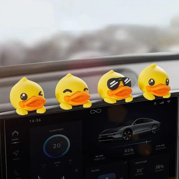 Süße gelbe Ente Autodekoration