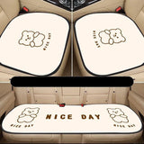 Cartoon Bear "NICE DAY" Car Seat Cushions