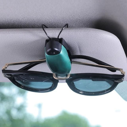 Universeller Sonnenbrillenhalter und Kartenclip für die Auto-Sonnenblende
