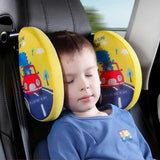 Almohada ajustable para el cuello del asiento del coche: cómodo reposacabezas para viajar, adecuado para todas las edades