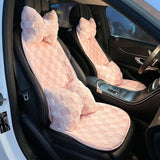 Cojín de felpa para asiento de coche de invierno: calidez ultrasuave para otoño e invierno