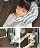 Kopfstütze und Nackenstütze für Kinderautositze – Schlafkissen mit verstellbarem Gurtpolster
