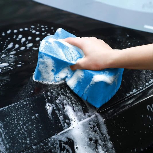 Esponja de lavado de coches, rejilla de espuma suave de corte transversal grande, esponja súper absorbente