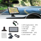 7-Zoll-GPS-Navigationssystem mit HD-Touchscreen