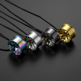 Stylish Metal Wheel Hub Pendant for Car Rearview Mirror Decoration