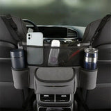 Car Front Seat Large Capacity PU Organizer & Storage Bag