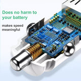 30W Dual Port Fast Car Charger