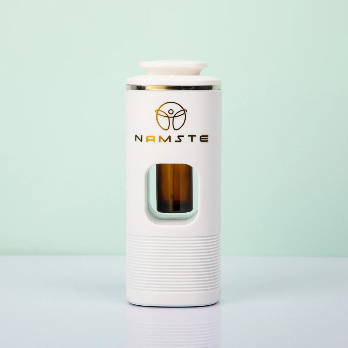 Purificador de aire portátil para automóvil USB de 1000 mAh con LED de 7 colores y difusor de aceites aromáticos
