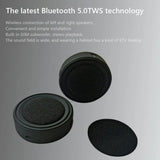 Waterproof Bluetooth 5.0 Motorcycle Helmet Wireless Headset Intercom
