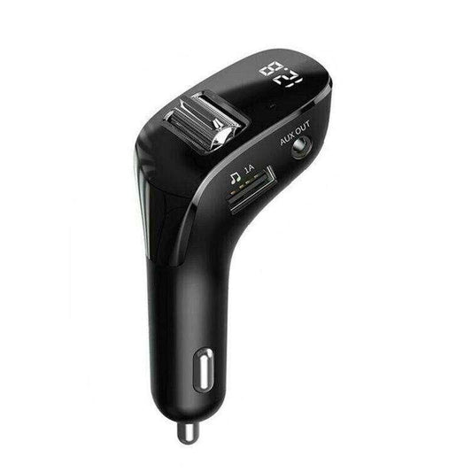 Bluetooth 5.0 Auto-FM-Transmitter mit Dual-USB-Ladegerät und MP3-Player