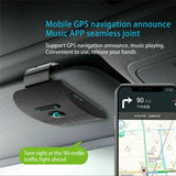 Kabellose Bluetooth-Freisprecheinrichtung für Sonnenblenden im Auto mit Freisprecheinrichtung
