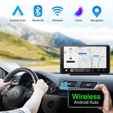 Universelles intelligentes Autoradio mit kabellosem Carplay und Android Auto