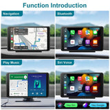 Radio universal con sistema inteligente para automóvil con Carplay inalámbrico y Android Auto
