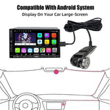 1080P WiFi USB Dash Cam with 170° Wide Angle & Night Vision