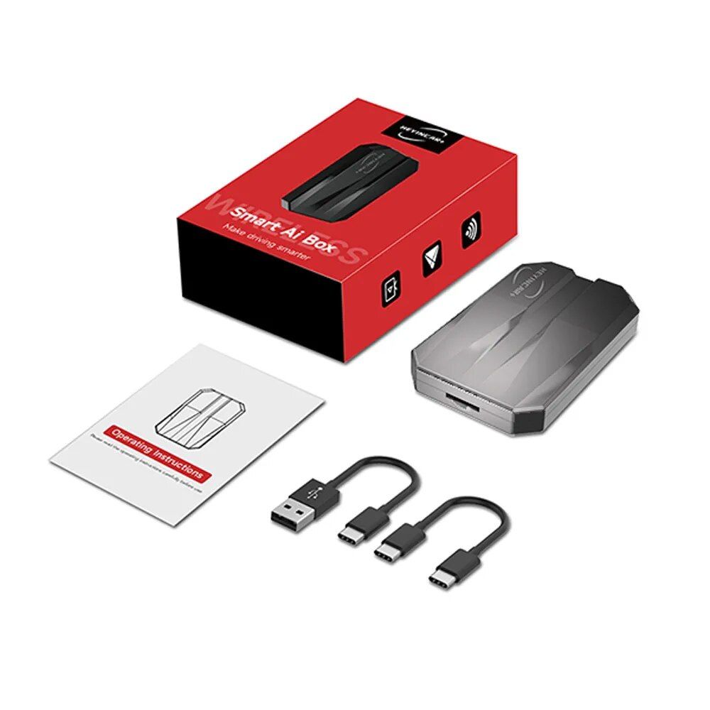 Kabellose CarPlay AI Box mit Android 11 und Streaming-Funktionen