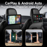 10,1" Kabelloser CarPlay Android Touchscreen-Kopfstützenmonitor