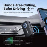 Wireless Bluetooth Car Receiver Adapter: Enjoy Hands-Free Music & Calls