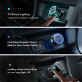 60W Dual USB-C Quick Car Charger with LED