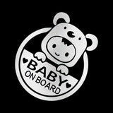 Reflective Baby on Board Car Decal