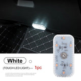 Luz táctil LED recargable por USB para interiores de automóviles