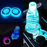 LED Car Cup Holder Light Coasters