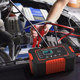 12V Automatic Battery Charger with Digital Display - Power Pulse Repair for Wet & Dry Lead Acid Batteries