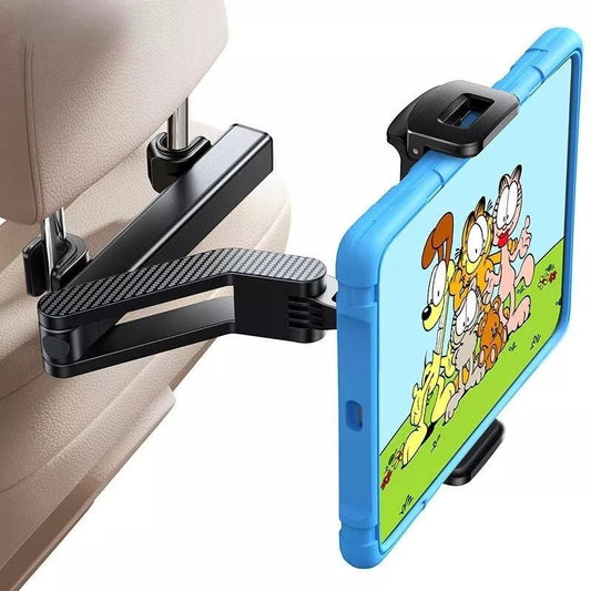 Ultimate Car Backseat Entertainment Tablet Holder con brazo de extensión plegable para dispositivos de 4,7-13"