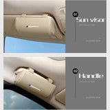 Luxus-Sonnenbrillenhalter für die Sonnenblende im Auto