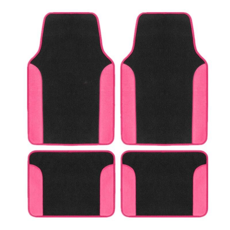 Alfombrillas universales para coche, color rosa fuerte