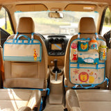 Foldable Cartoon Car Back Seat Organizer for Kids