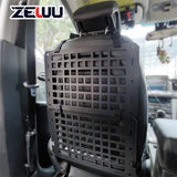 Organizador de asiento táctico para vehículo - Almacenamiento de automóvil con panel MOLLE plegable