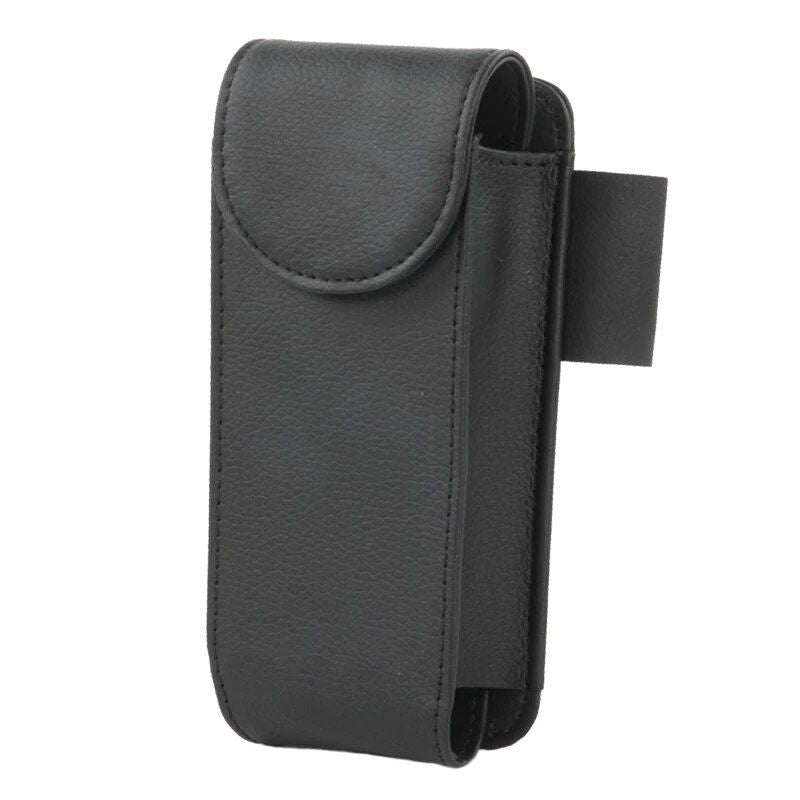 Organizador de tarjetas y gafas de visera de cuero para automóviles