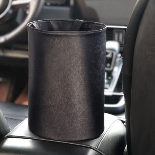 Waterproof Foldable Car Trash Can with Dual-Layer Design