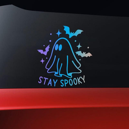 Pegatinas reflectantes para coche de fantasmas y murciélagos de Halloween