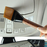 Reinigungsbürste mit Holzgriff, Werkzeuge für den Autoinnenraum