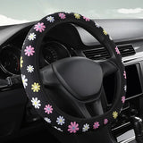 Funda para volante antideslizante con estampado floral de 38 cm