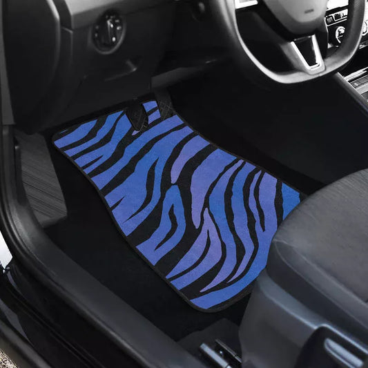 Zebra Patterned Heavy Car Floor Mats