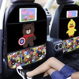 Funda protectora para respaldo de asiento de automóvil para niños - Diseño de dibujos animados