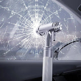Herramienta de emergencia para escapar del automóvil: martillo de seguridad 3 en 1, cortador de cinturón de seguridad y rompeventanas - Material de aleación